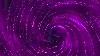 4K梦幻紫色粒子光线旋涡唯美特效背景视频的预览图